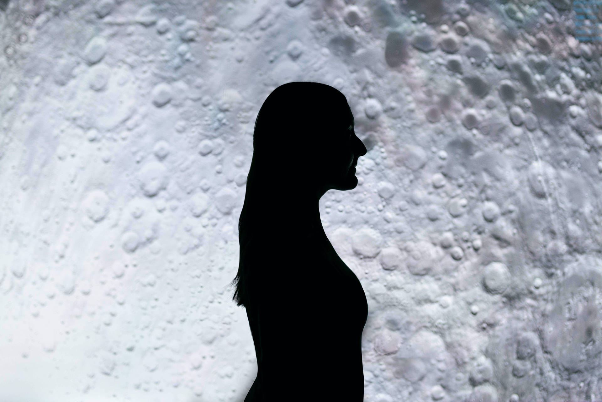Iphone 7 Plus Space Woman Moon Wallpaper