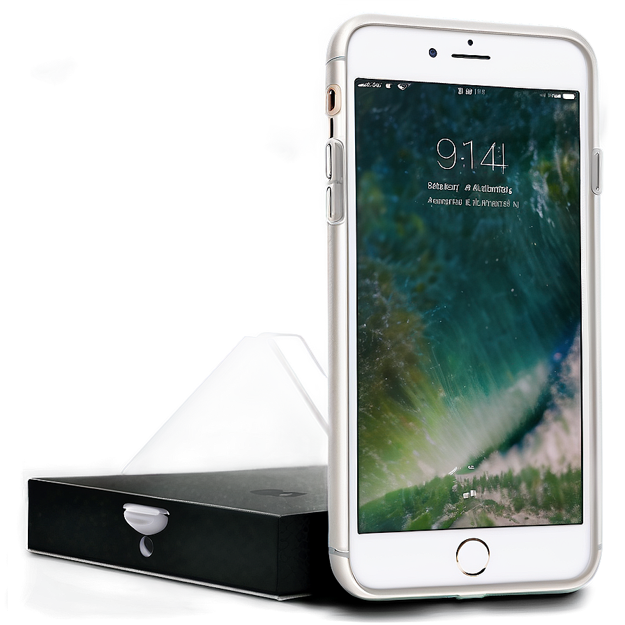 Iphone 8 Plus With Transparent Case Png Leb52 PNG