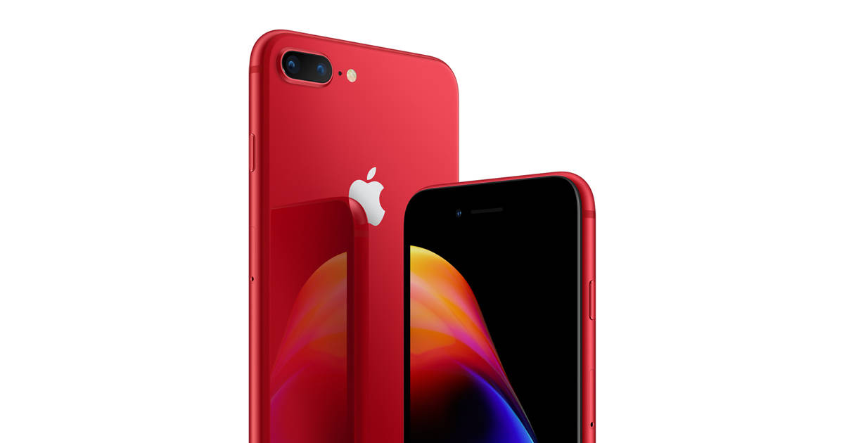Iphone8 Rojo Fondo de pantalla