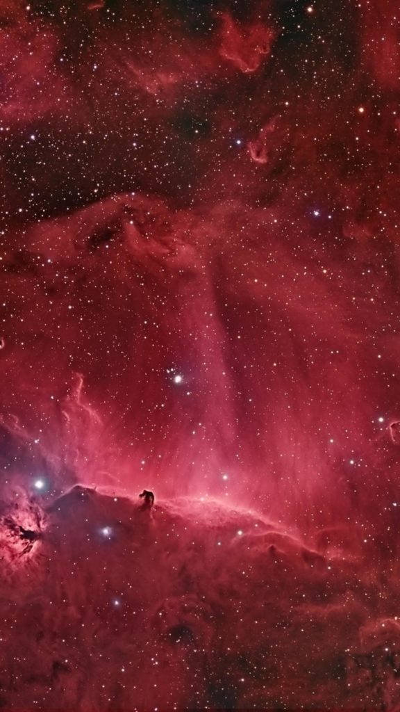 Iphone 8 Red Red Space Wallpaper