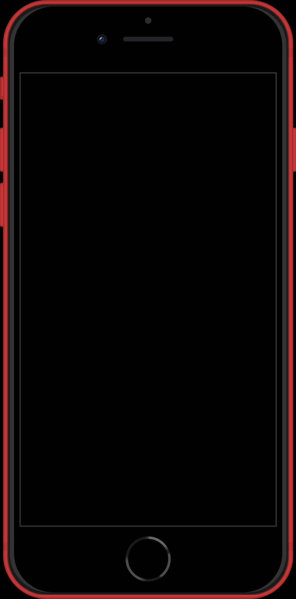 Iphone 8 Rød Front Wallpaper