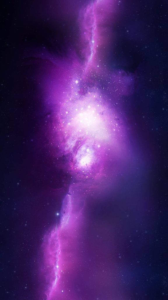Iphone 8 Space Purple Galaxy Wallpaper