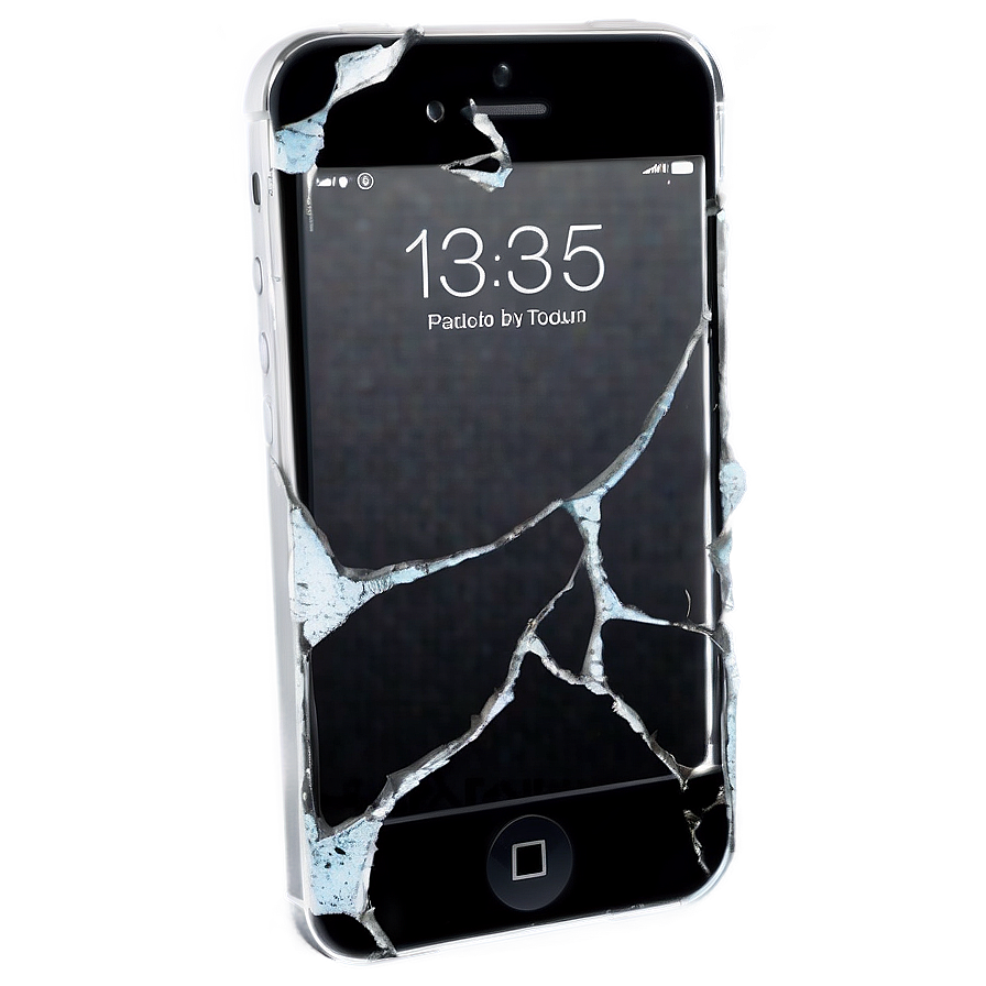 Iphone Broken Screen Effect Png Kns89 PNG