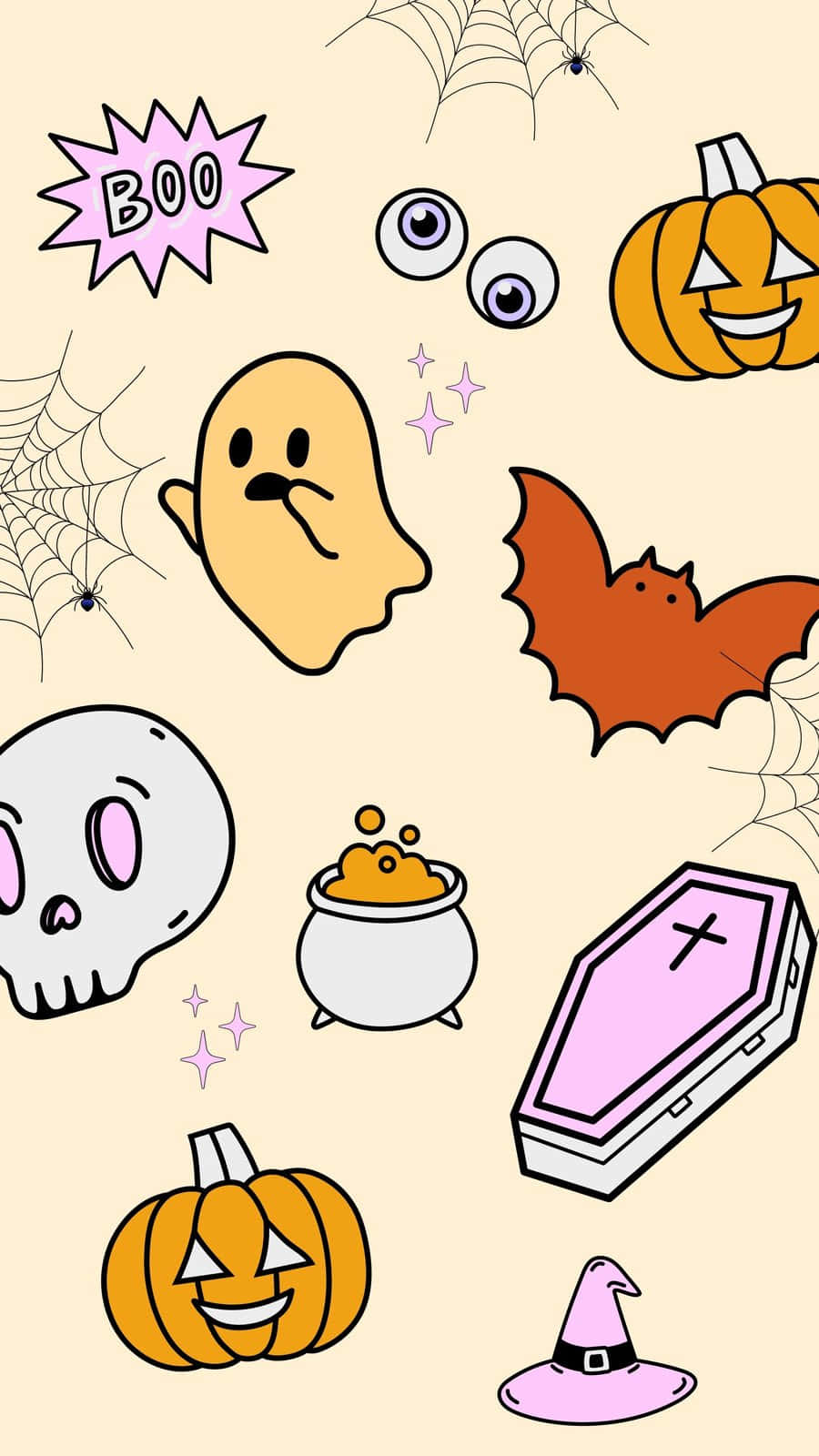 Get in the Halloween spirit with this cute wallpaper for your iPhone.