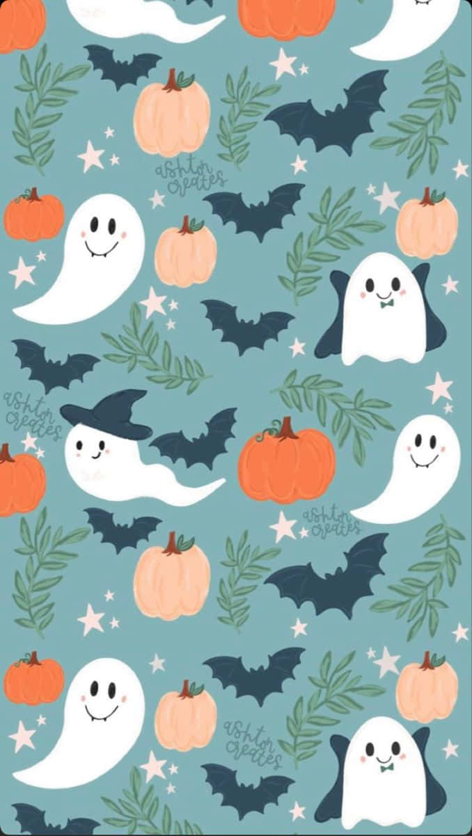 Get Halloween Ready with this Cute iPhone Wallpaper