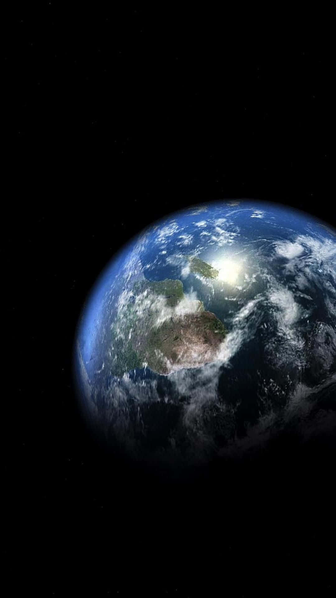 “Explore the universe with the Iphone Earth” Wallpaper