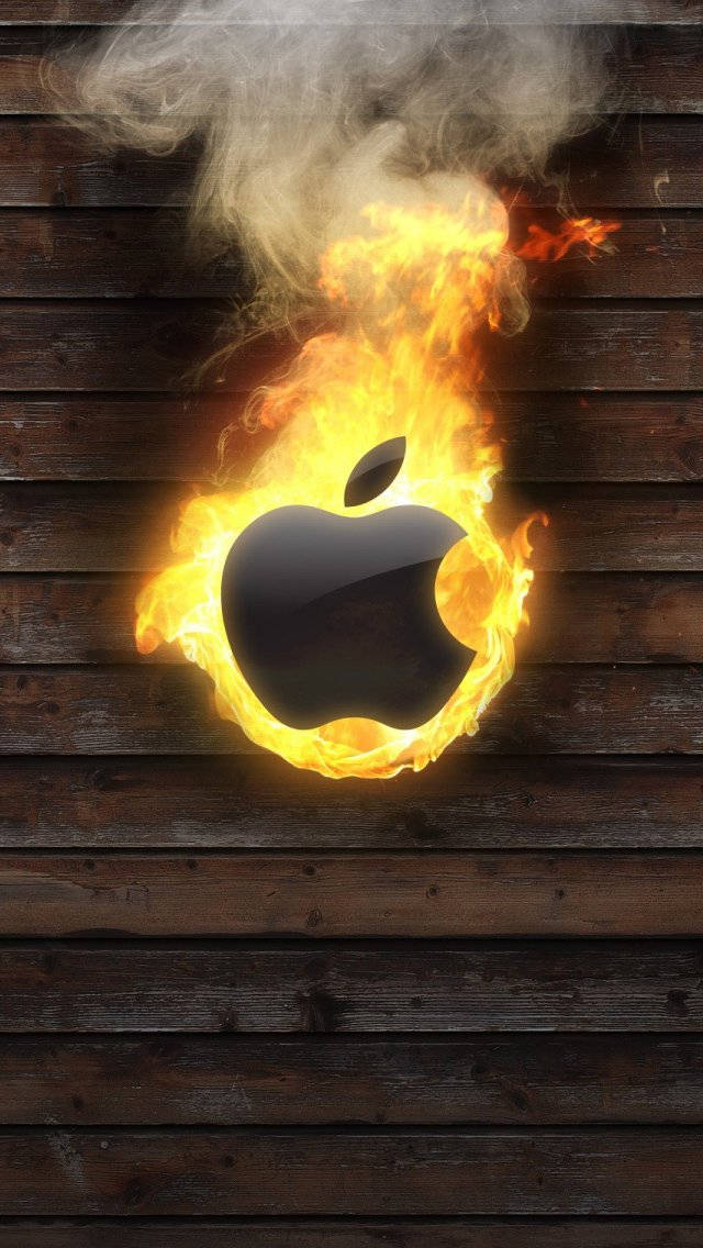 Iphone Fire Wallpaper