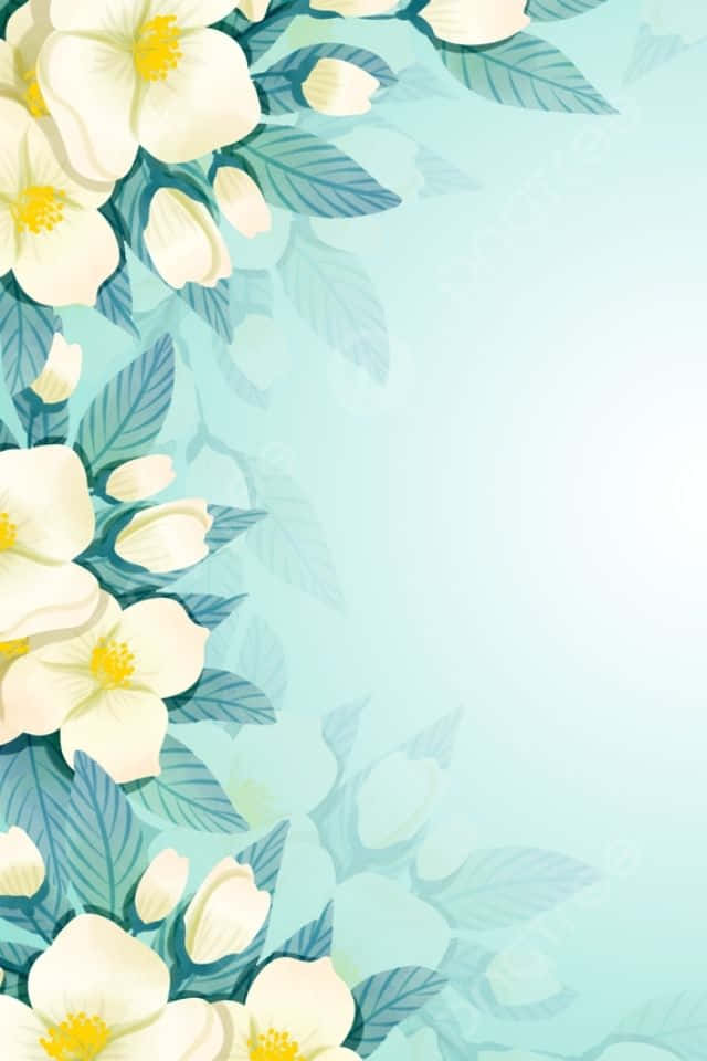 "Revel in the beauty of nature with an Iphone Flower background."