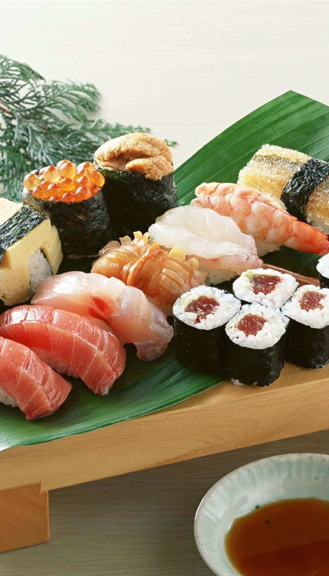 Iphonecibo Giapponese Sushi Sfondo