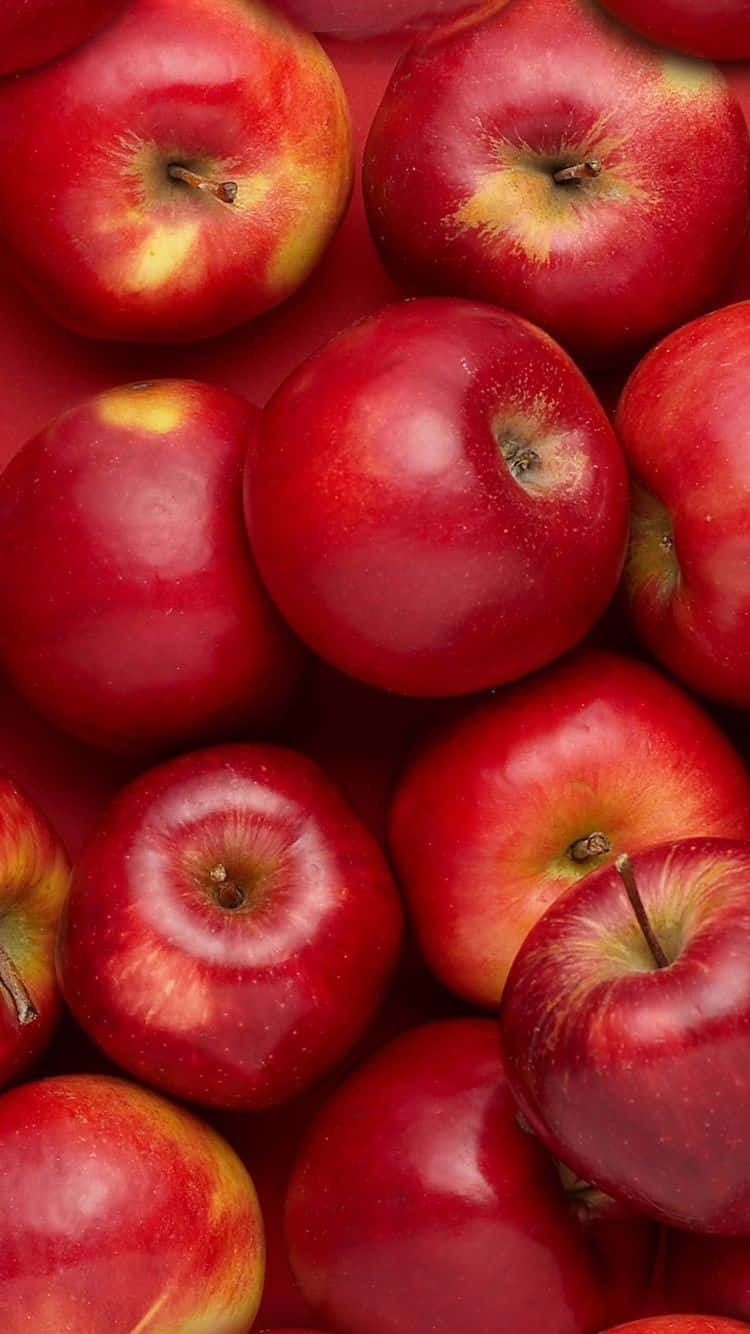 Iphoneessen Apfel Früchte Wallpaper