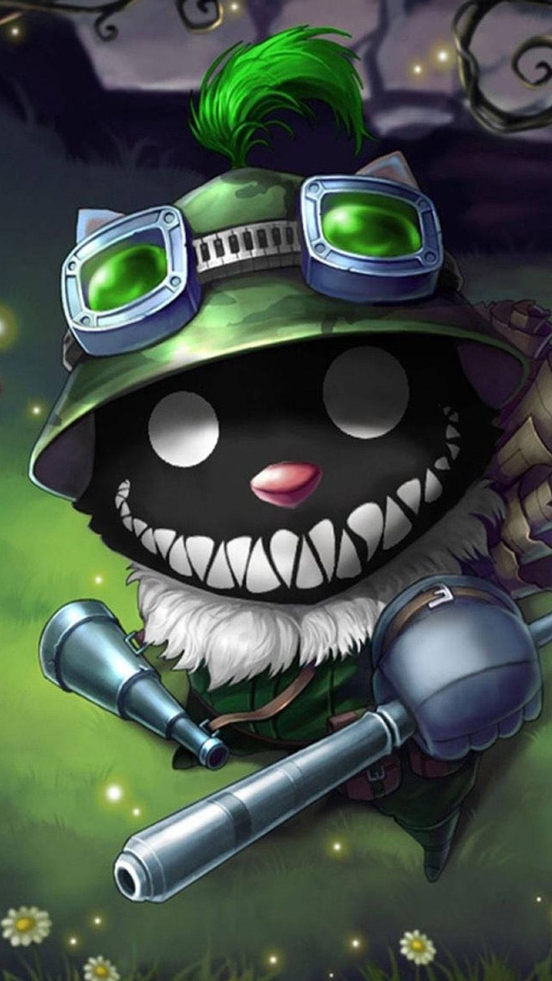 iPhone-spil Teemo League Of Legends Tapet Wallpaper