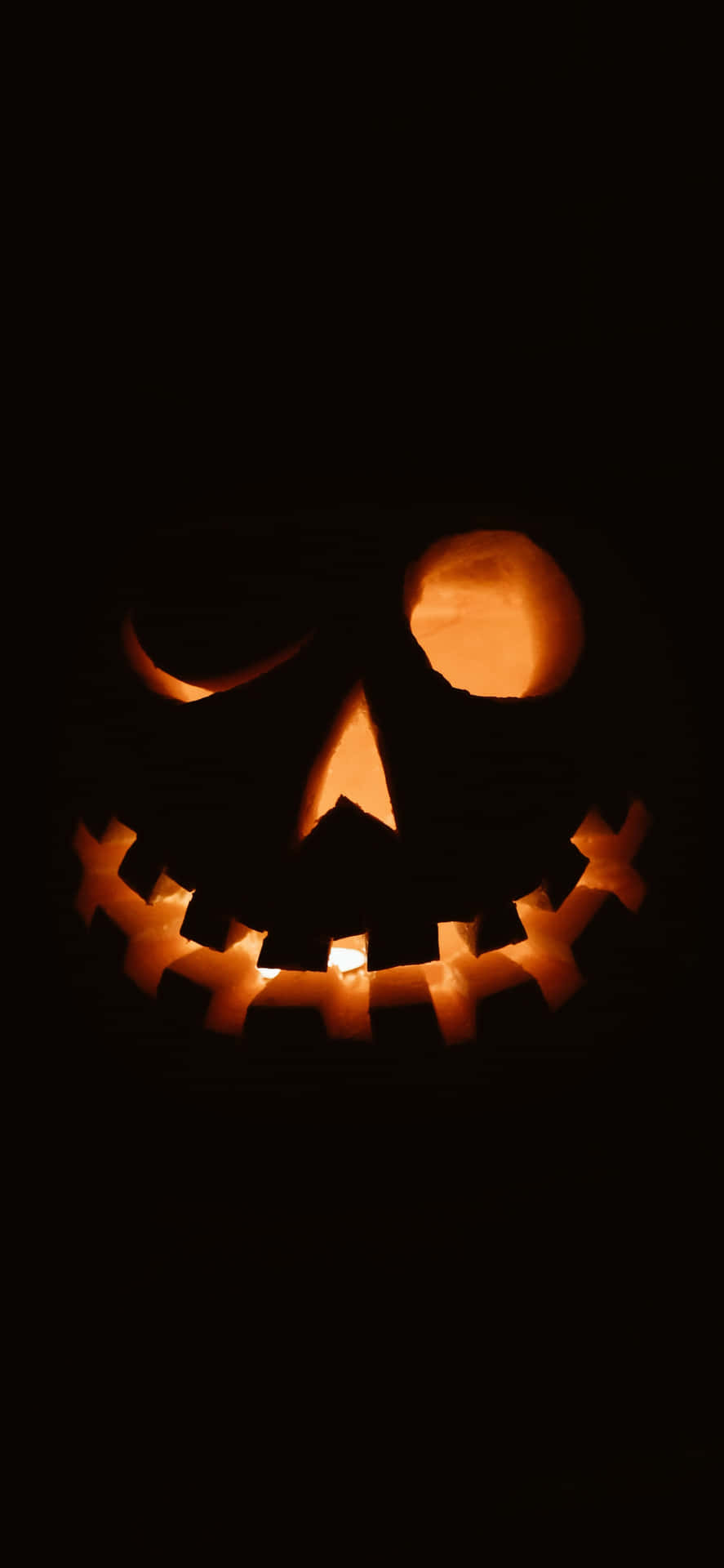 Einfacherdunkler Halloween-hintergrund Für Das Iphone.