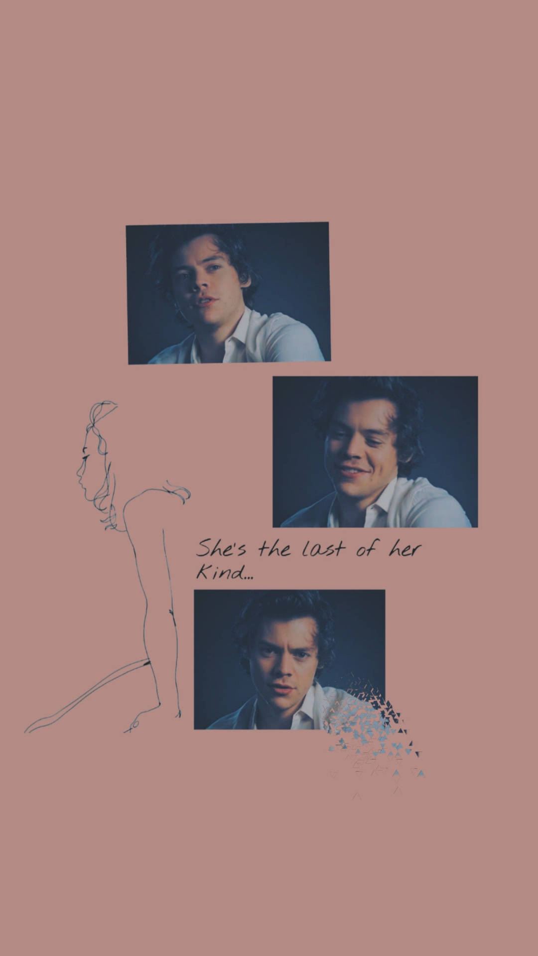 "Keep up with the Hype with the Iphone Harry Styles Edition" Wallpaper