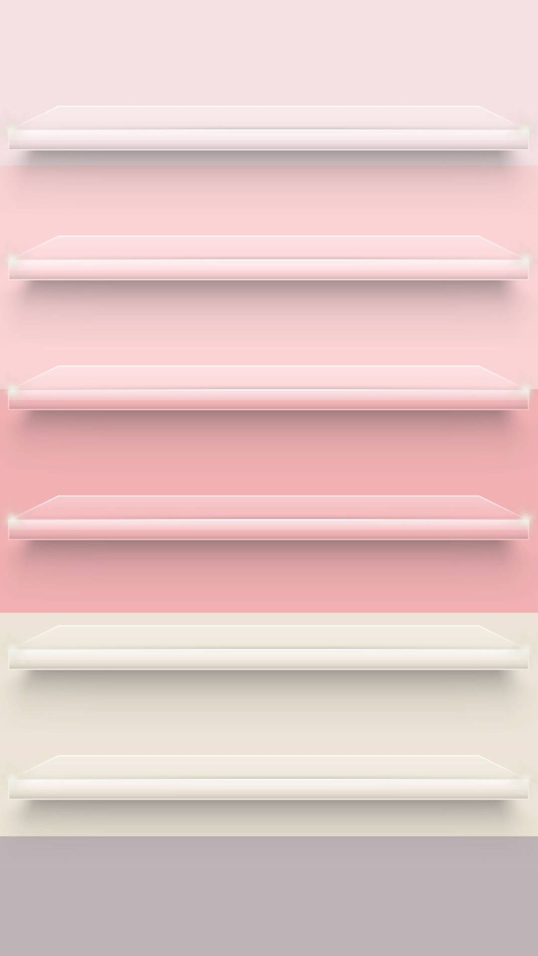 iPhone Home Screen Gradient Shelf Wallpaper