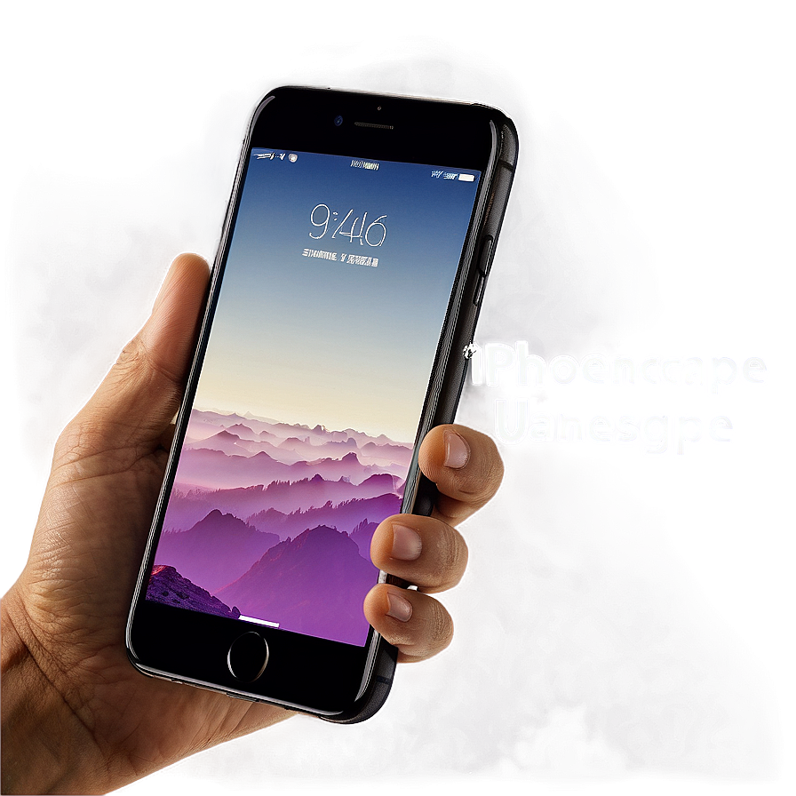 Download Iphone Landscape Mode Usage Png 37 7518