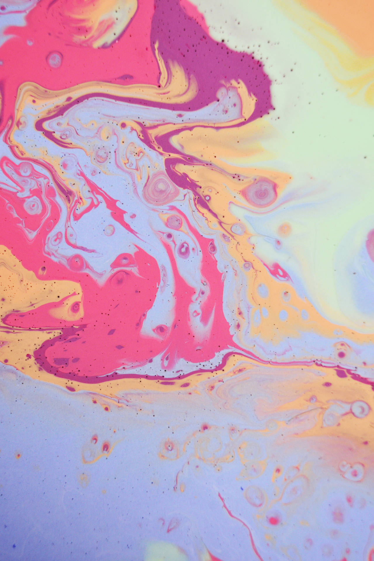IPhone Lock Screen Swirling Colors Wallpaper