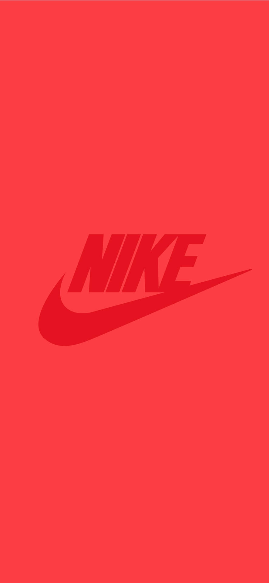 Iphone Nike Todo Vermelho Papel de Parede