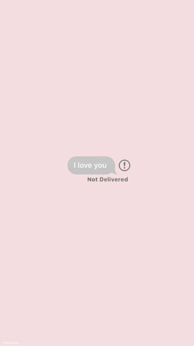 IPhone Pink Aesthetic Unsent Wallpaper