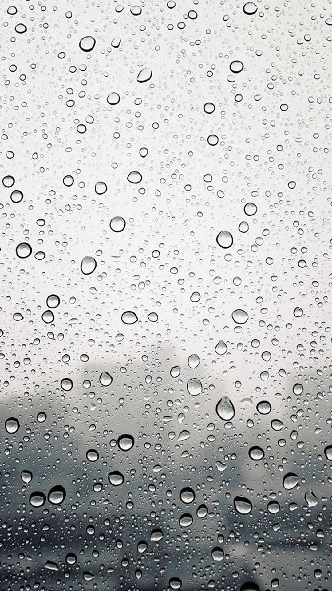 Cooliphone Rain Screen Theme - Sval Iphone-regn Skärmtema. Wallpaper