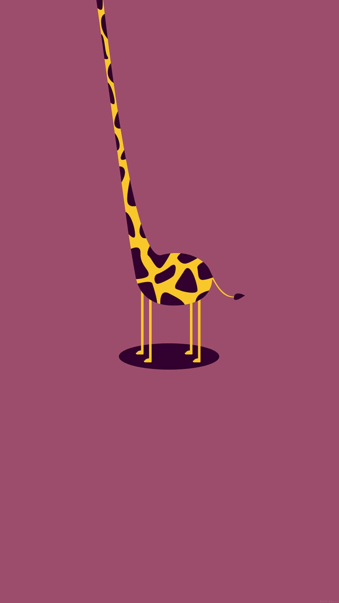 Iphone Simple Cute Long Neck Wallpaper