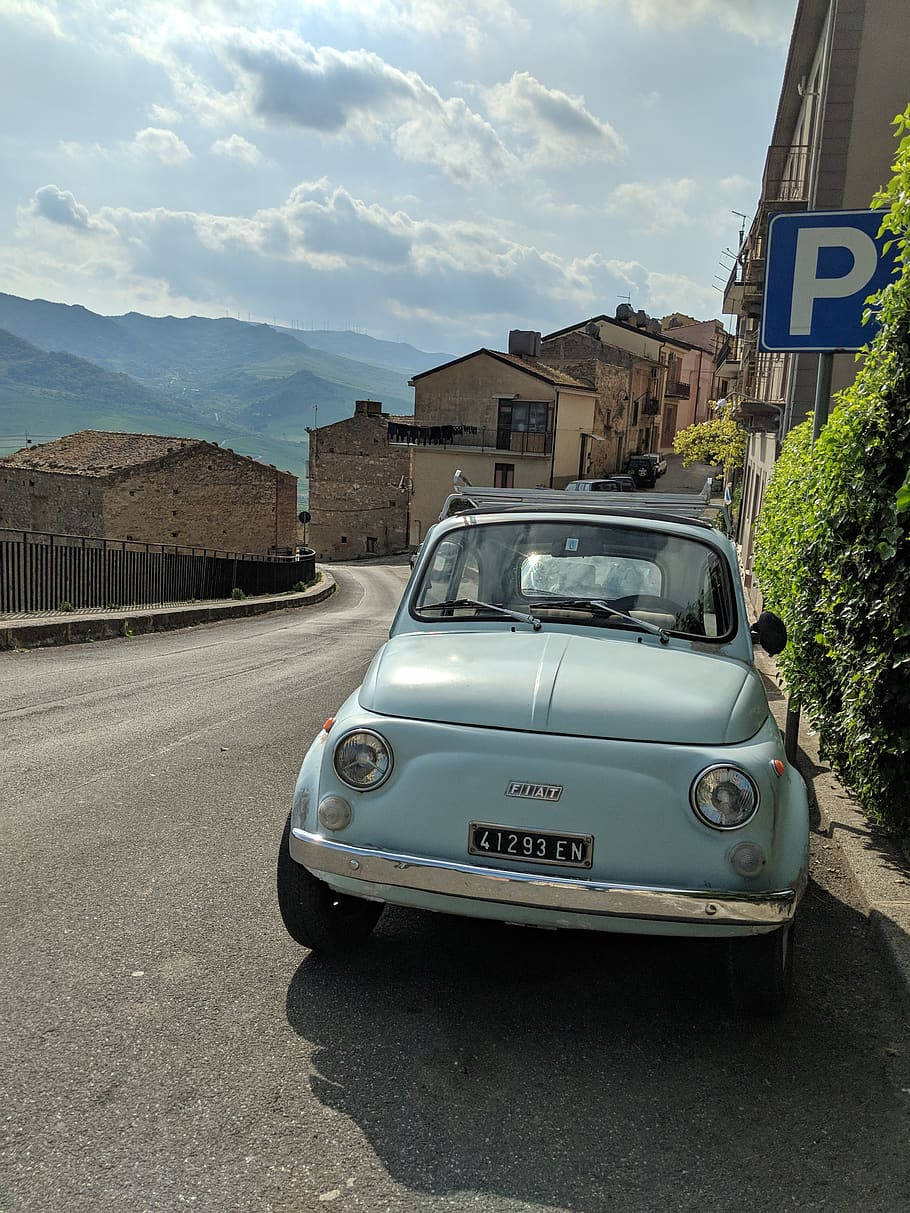 Iphone Travel Fiat Car Sicily Wallpaper