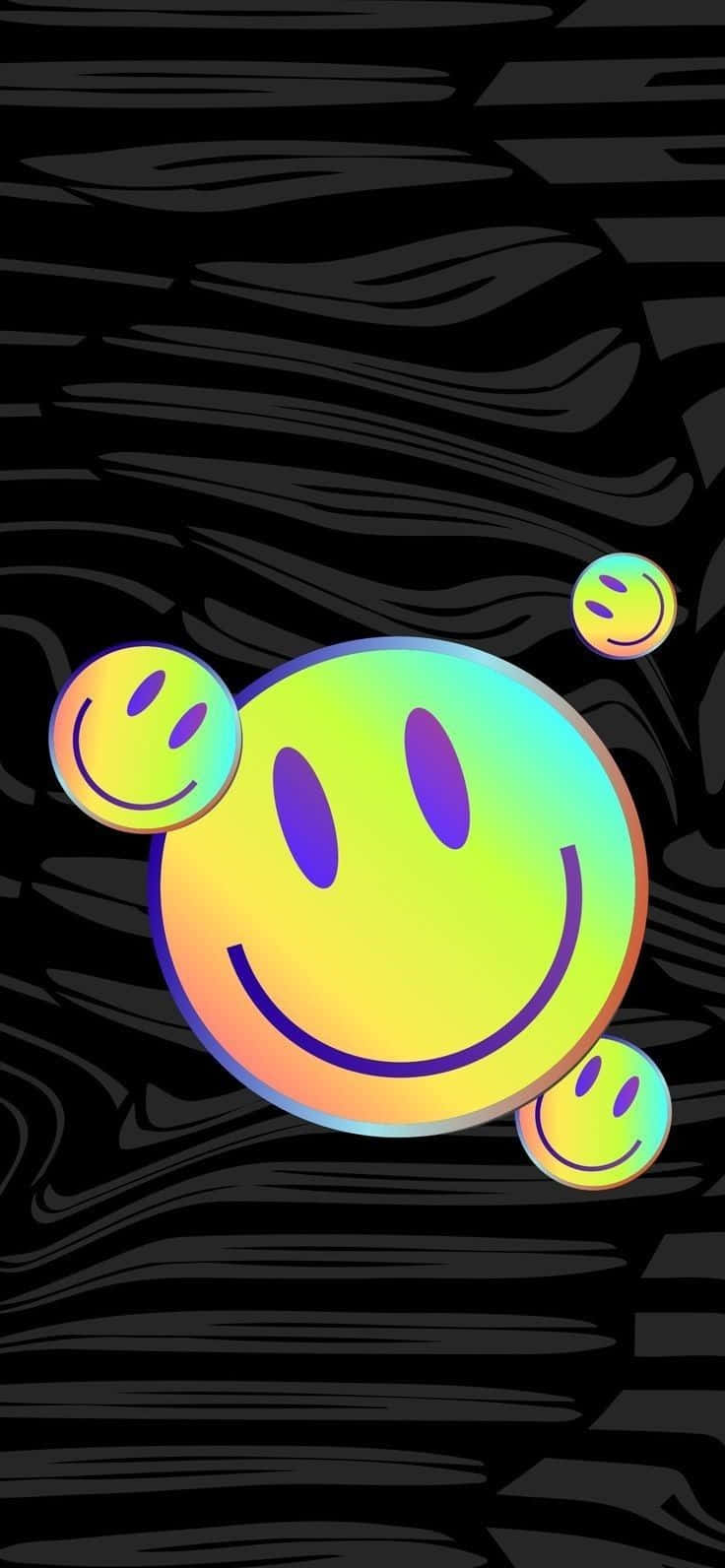 Iphone_ Trippy_ Smiley_ Face_ Wallpaper Wallpaper