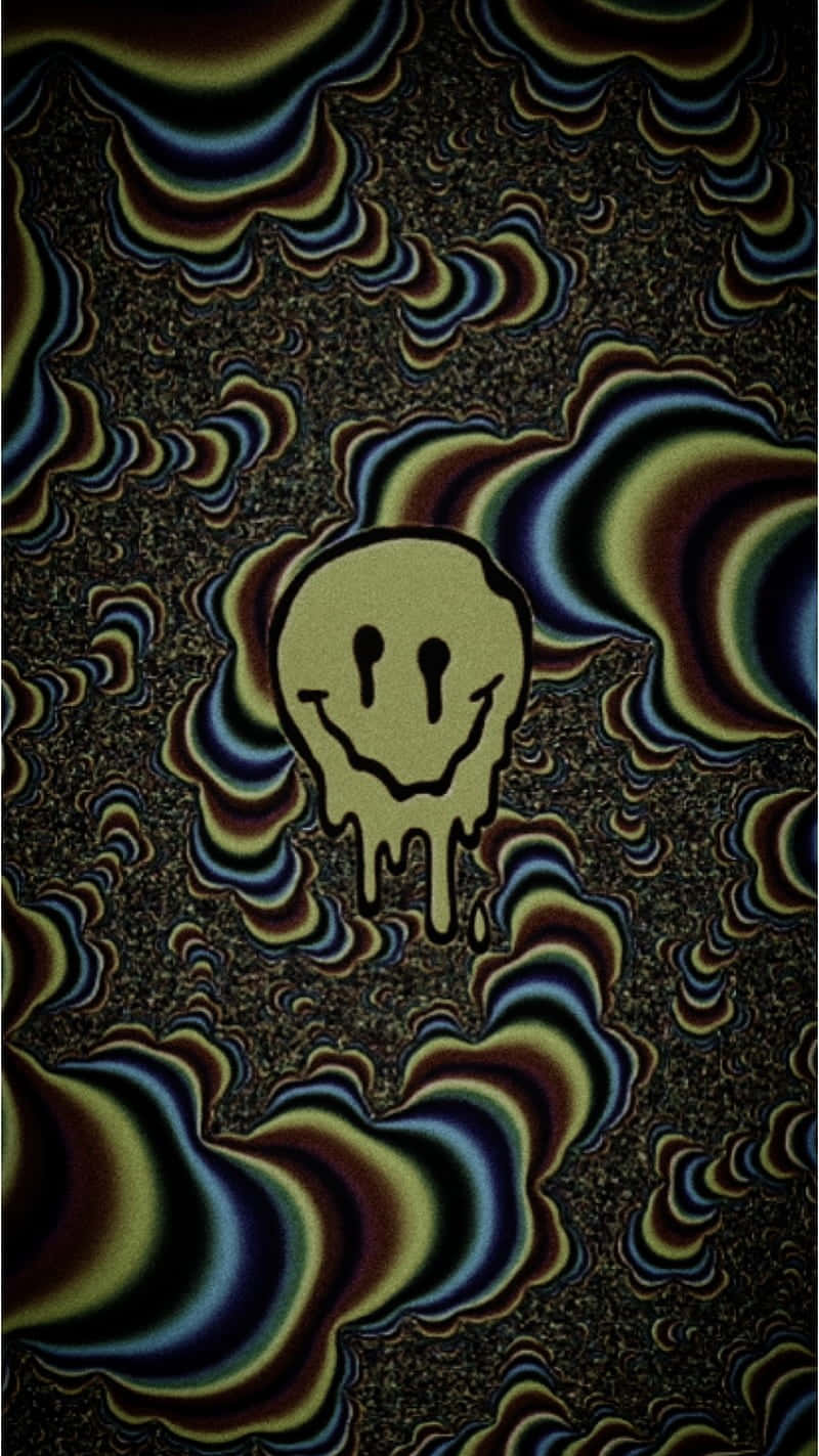 Iphone Trippy Smiley Face Wallpaper Wallpaper