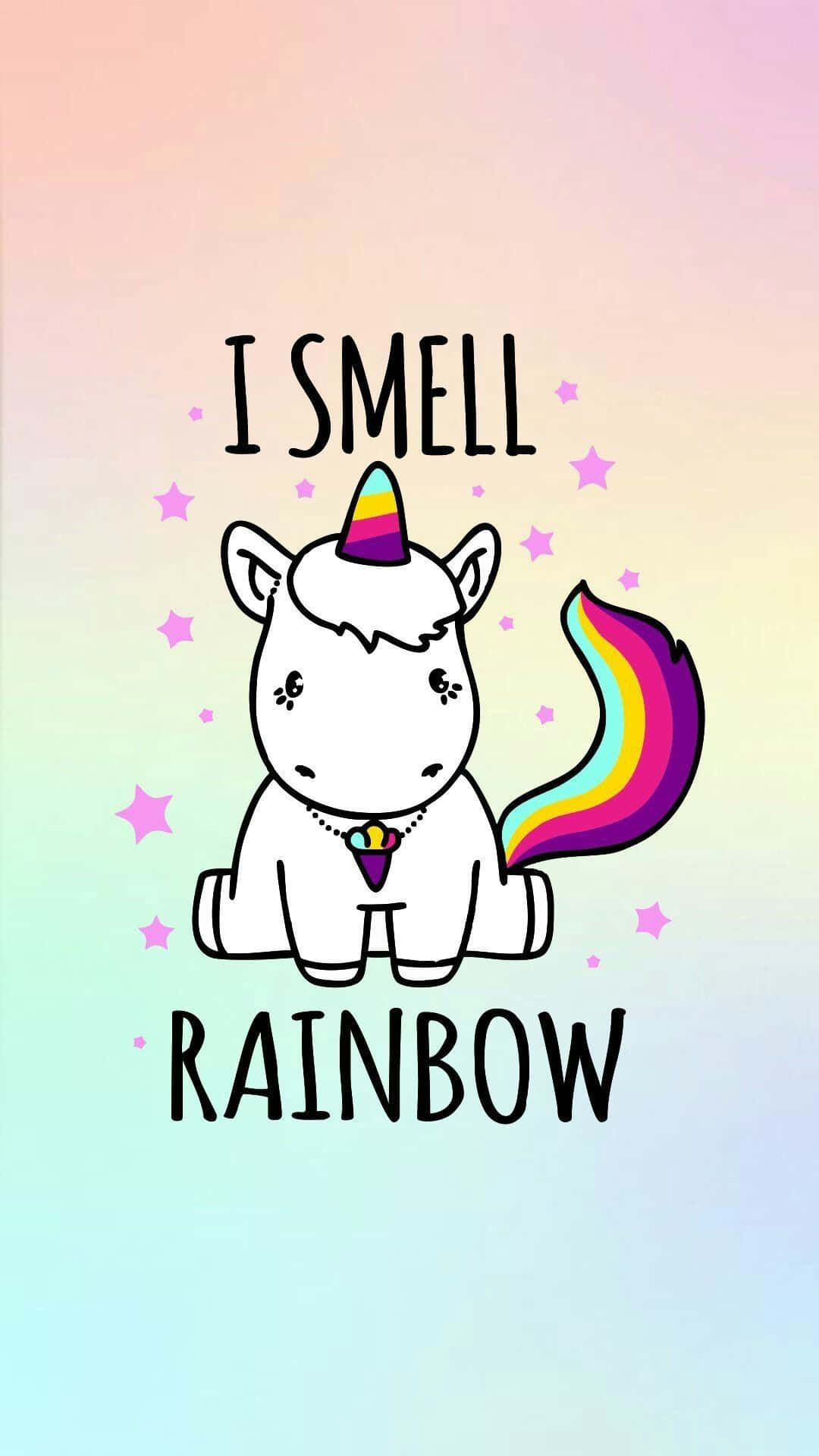 iPhone Unicorn I Smell Rainbow Wallpaper