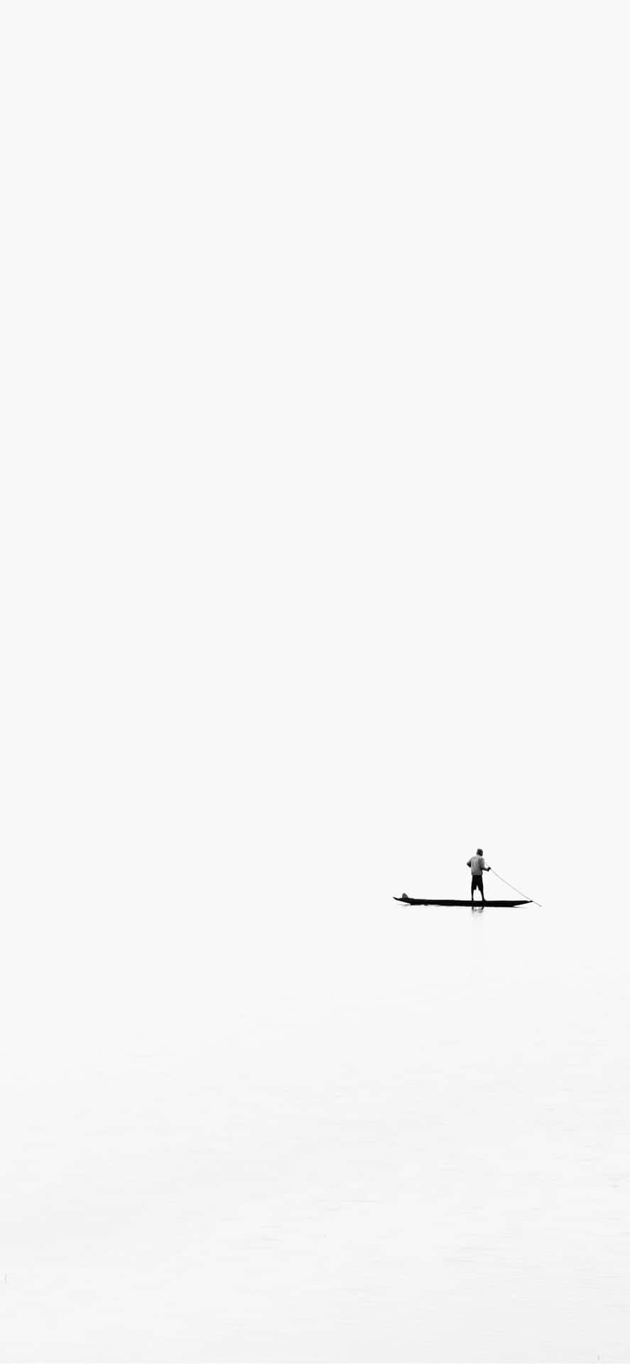 iPhone White Boat Wallpaper