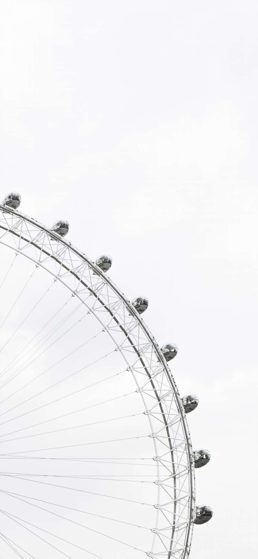 Iphone White Ferris Wheel Wallpaper