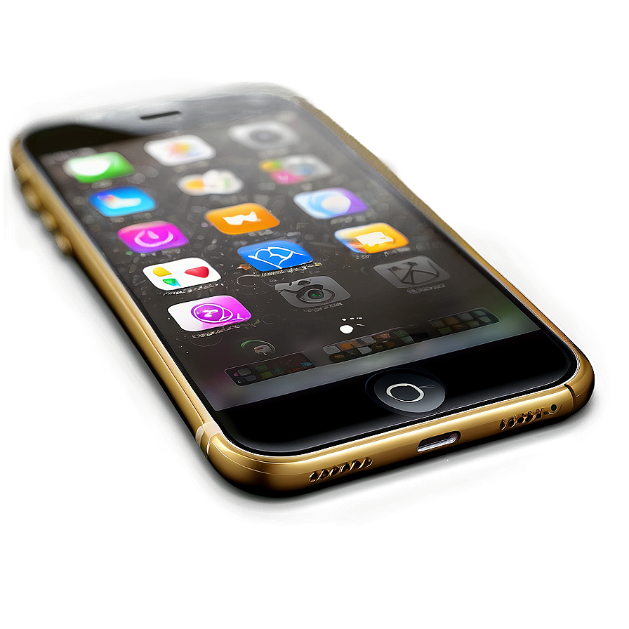 Iphone With Messages App Open Png Ydm PNG