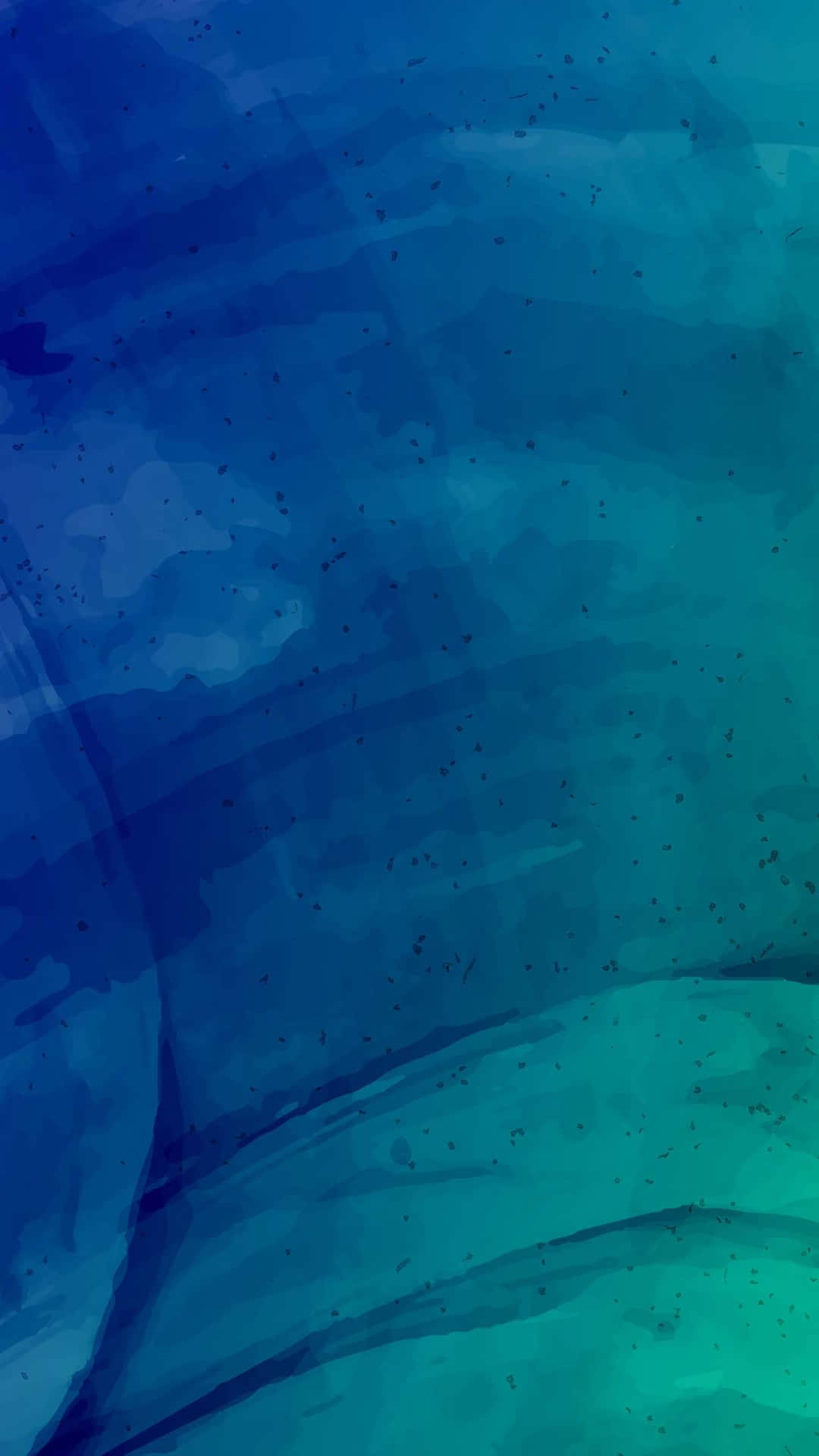 Iphone X Abstract Blue Watercolor Wallpaper
