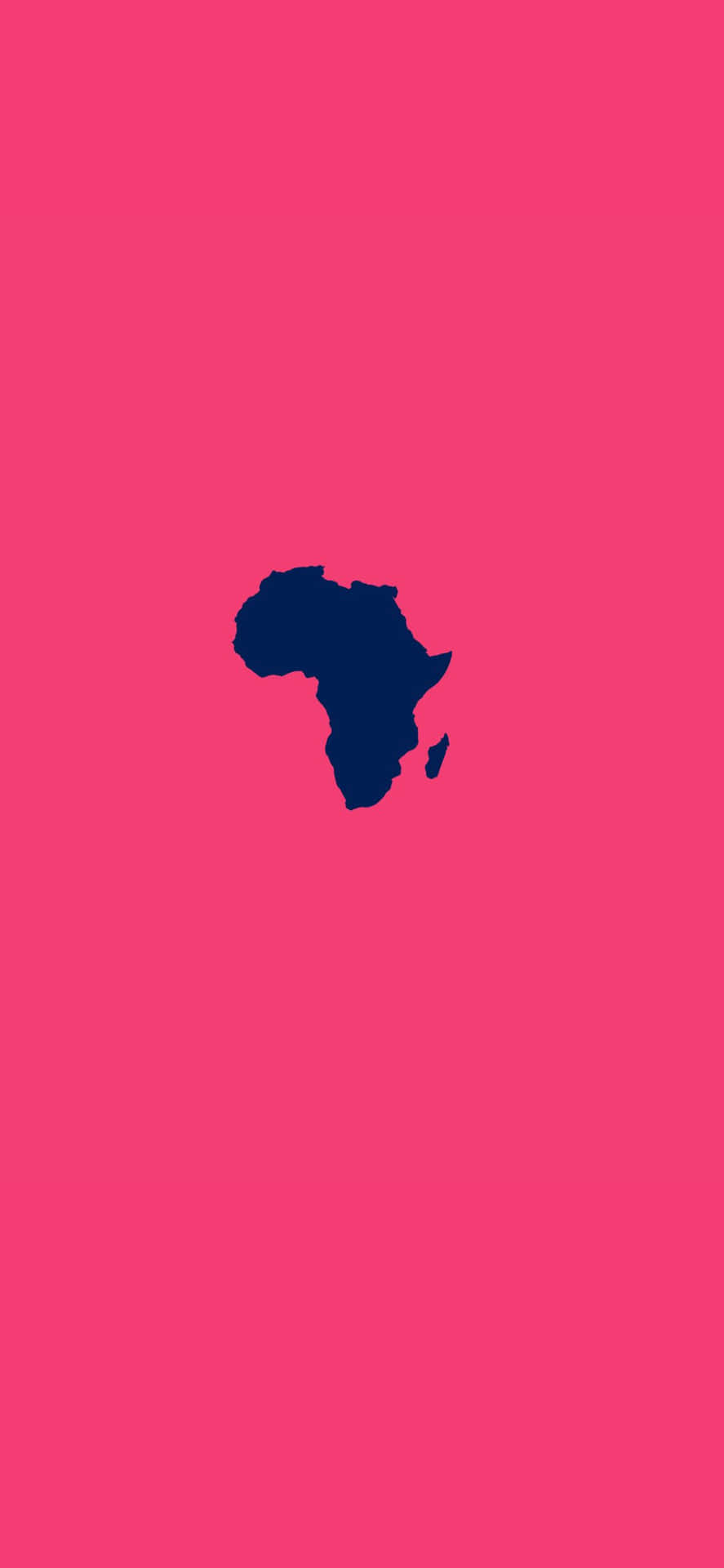 africa map on pink background