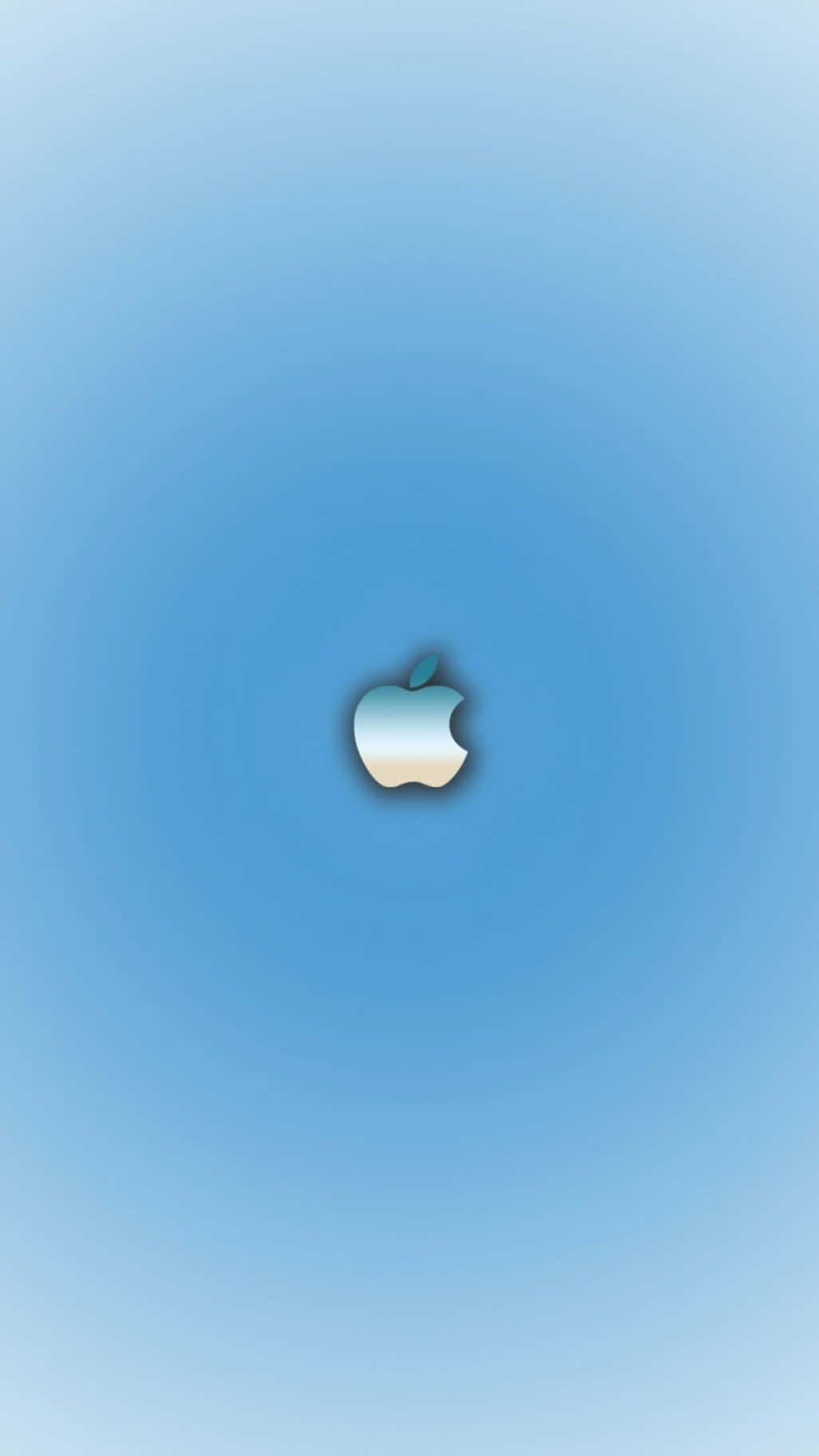 Sky Blue Iphone X Apple Background