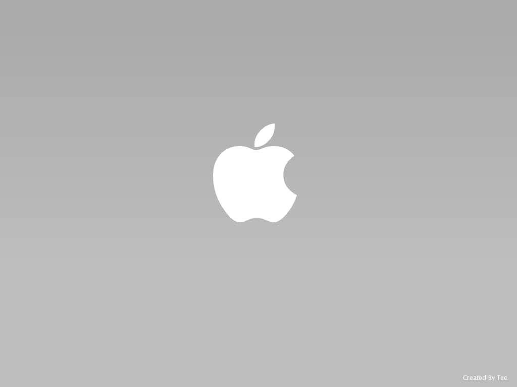 Bilddas Apple-logo Auf Einem Iphone X Wallpaper