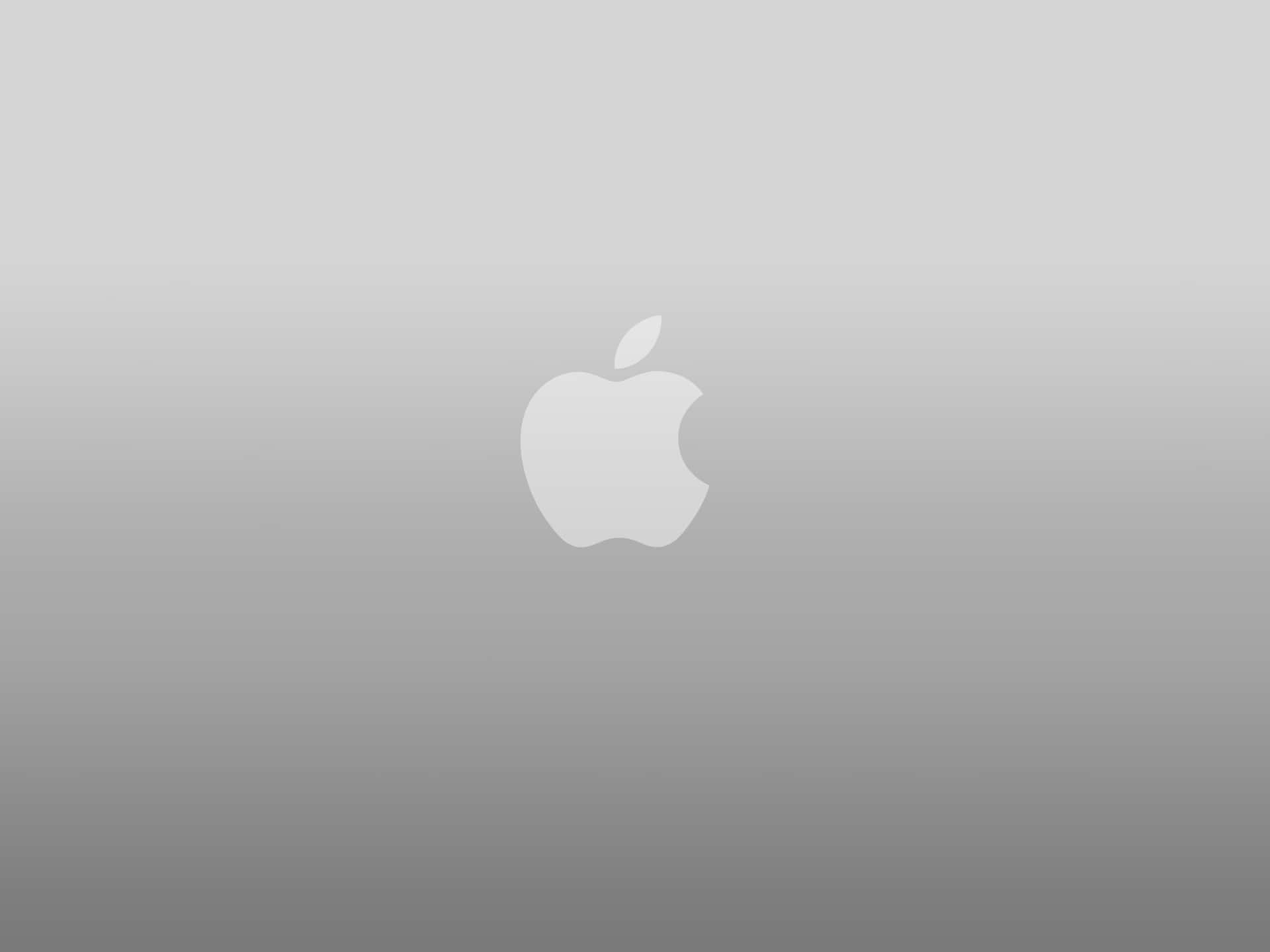 Den ikoniske Apple Logo-logo fremstillet på den nye iPhone X-tapetdesign. Wallpaper