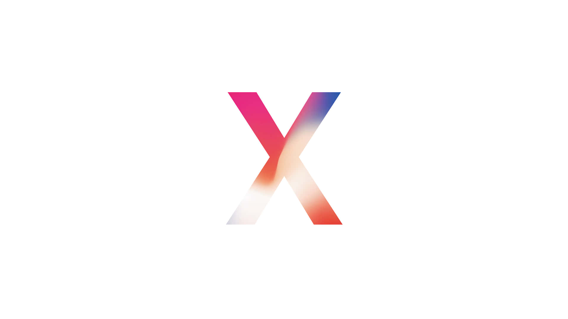Den ikoniske Apple-logo af iPhone X. Wallpaper