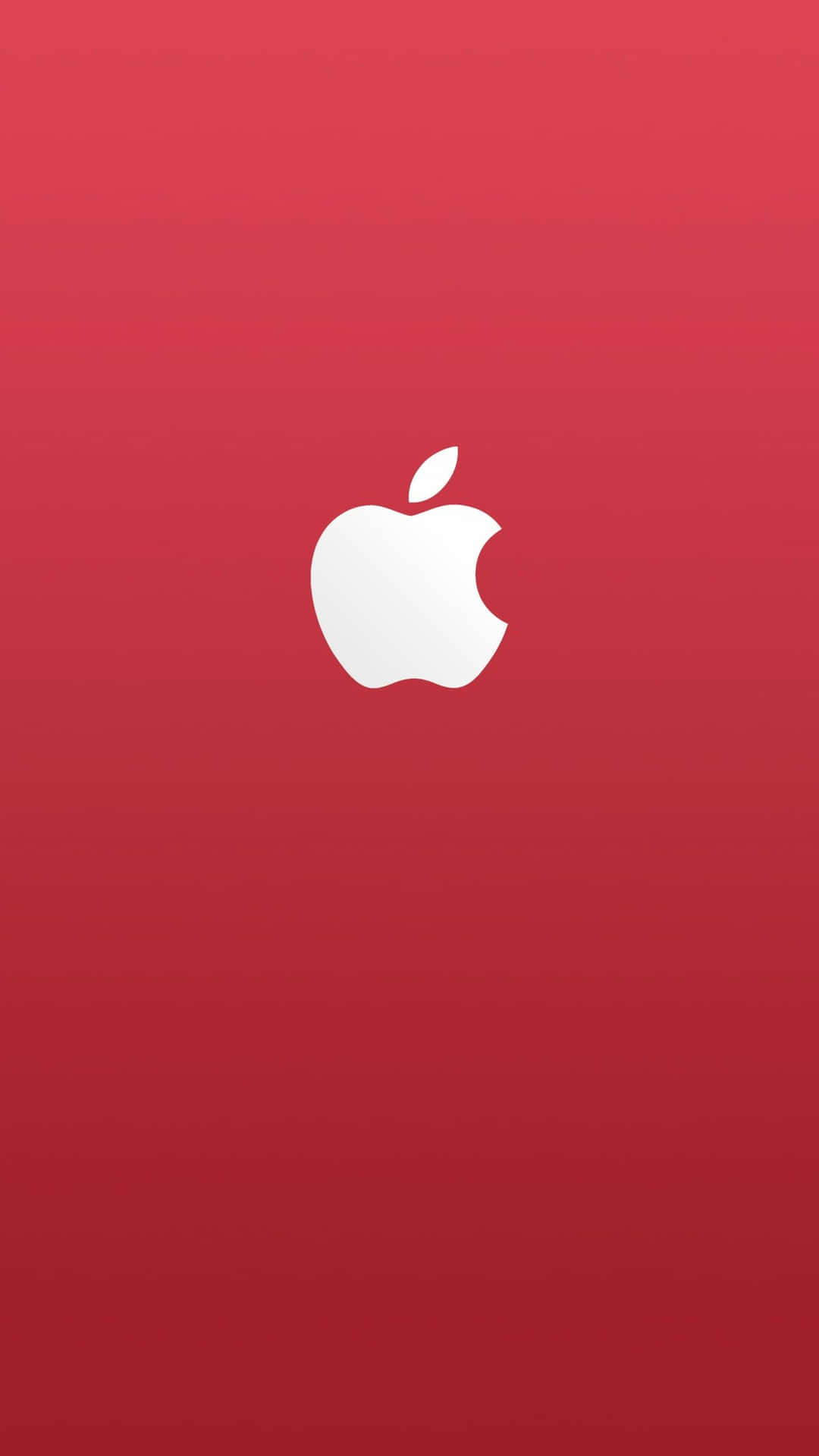 Iphone X Apple Logo Red Wallpaper