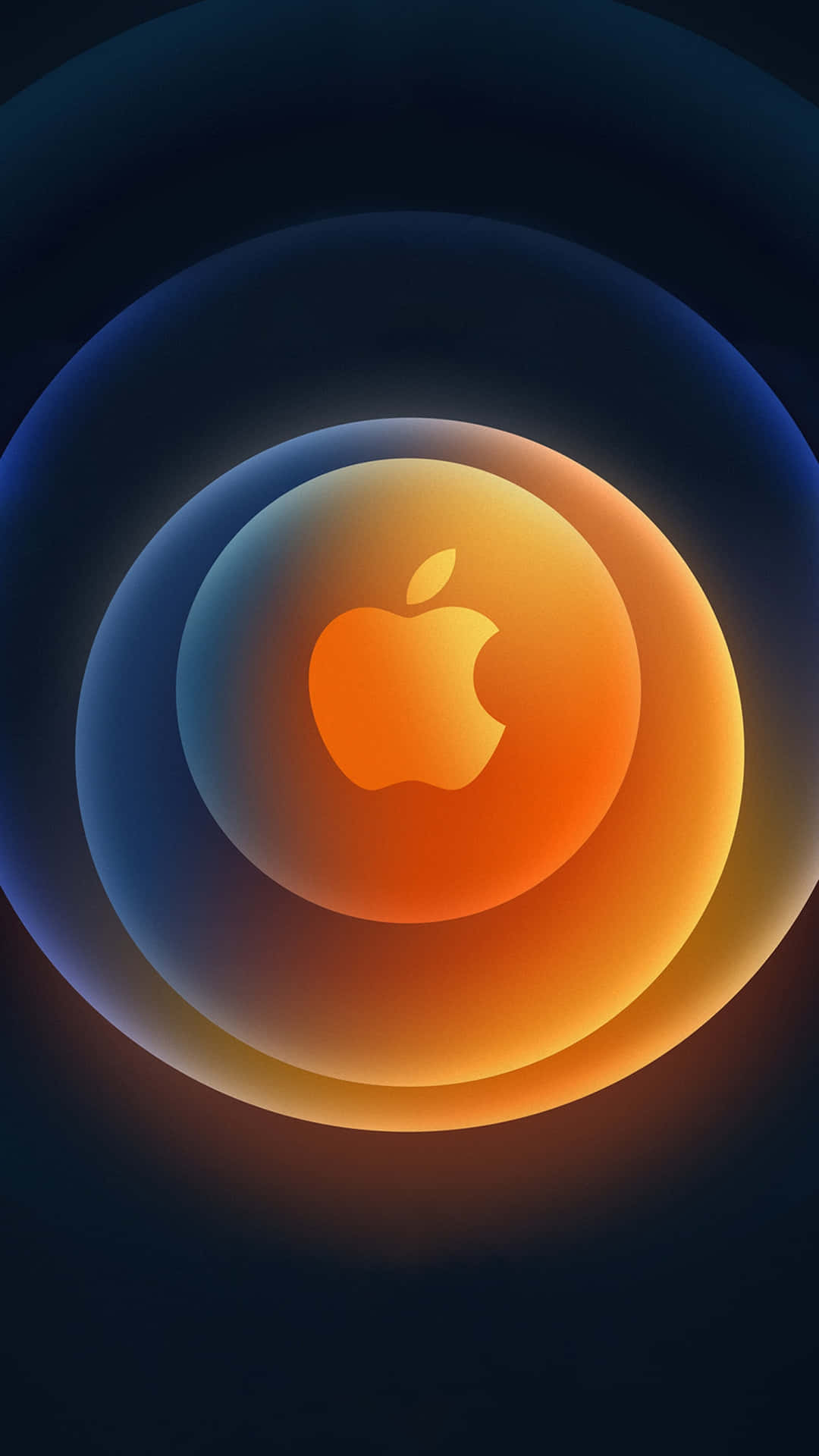 Apple Logo on Iphone X Wallpaper