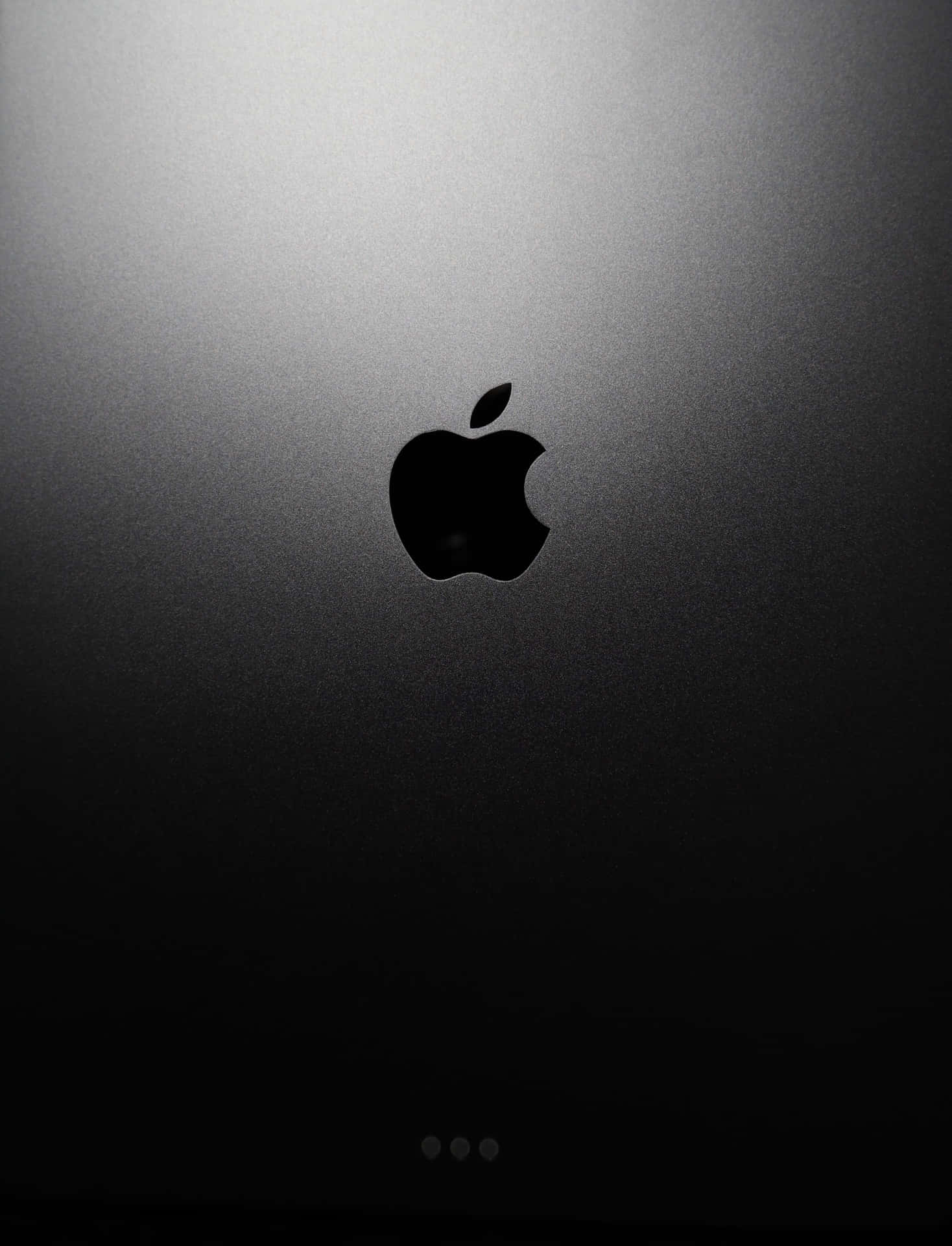 Iphone X Apple Logo Black Wallpaper