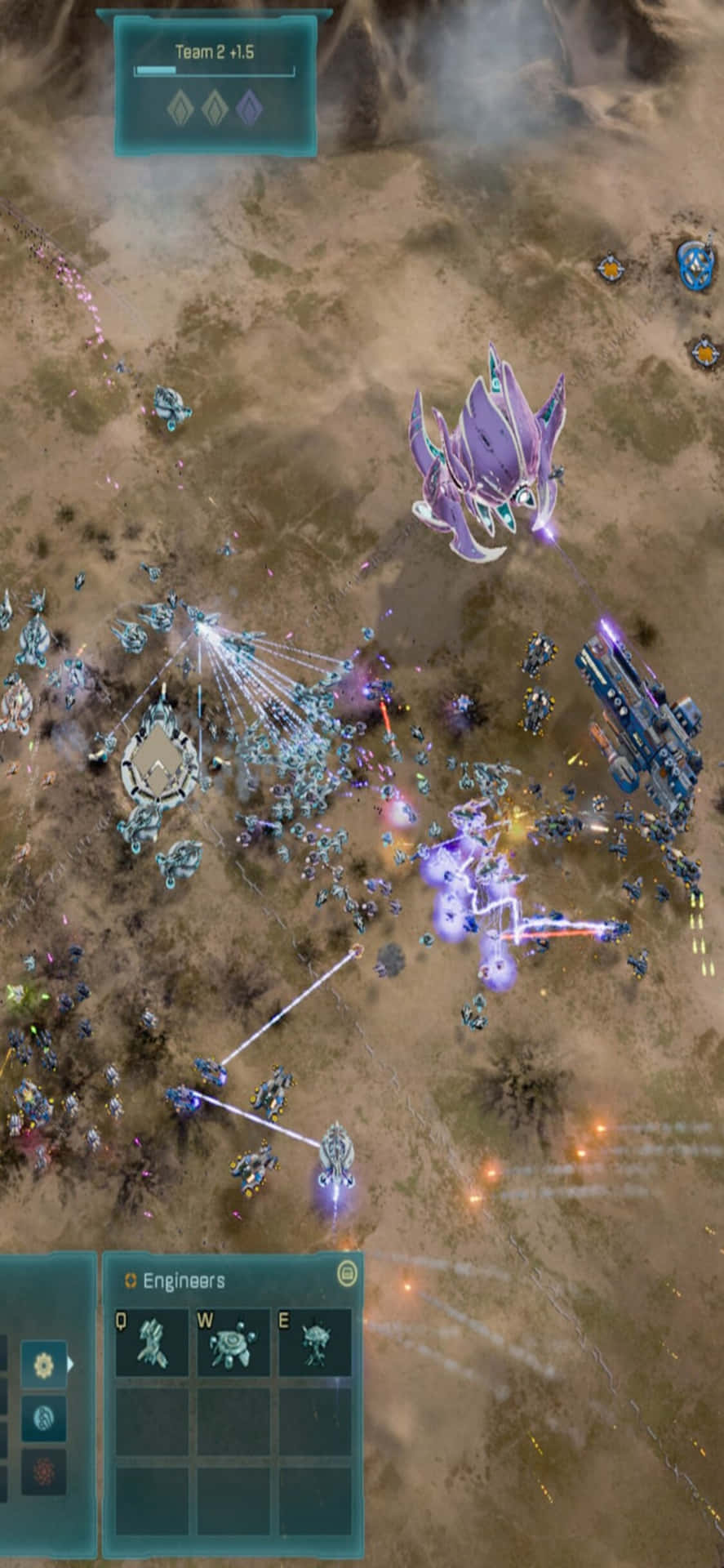 Mysterious rays of light in the world of Ashes of the Singularity