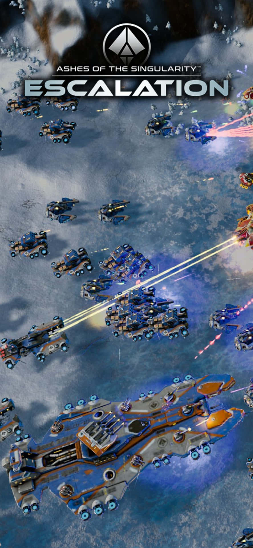 "Test Your Strategy Skills in Ashes Of The Singularity Escalation on Iphone X"