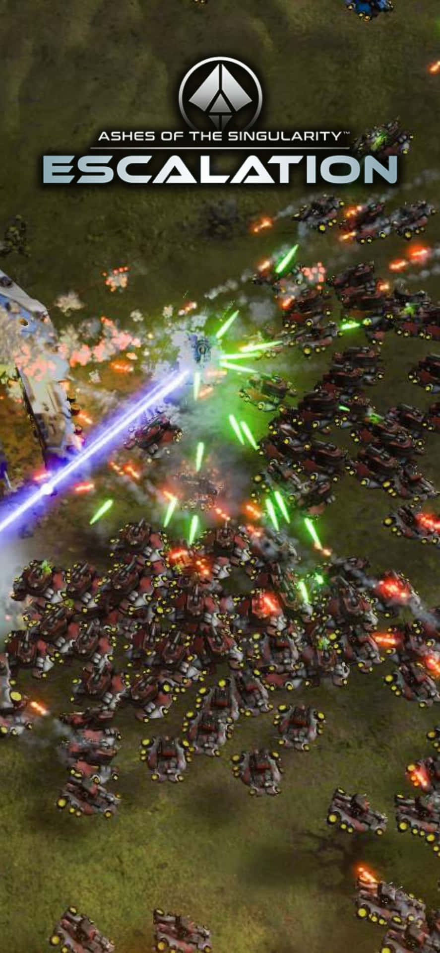 Erövragalaxen Med Iphone X:s Ashes Of The Singularity Escalation.