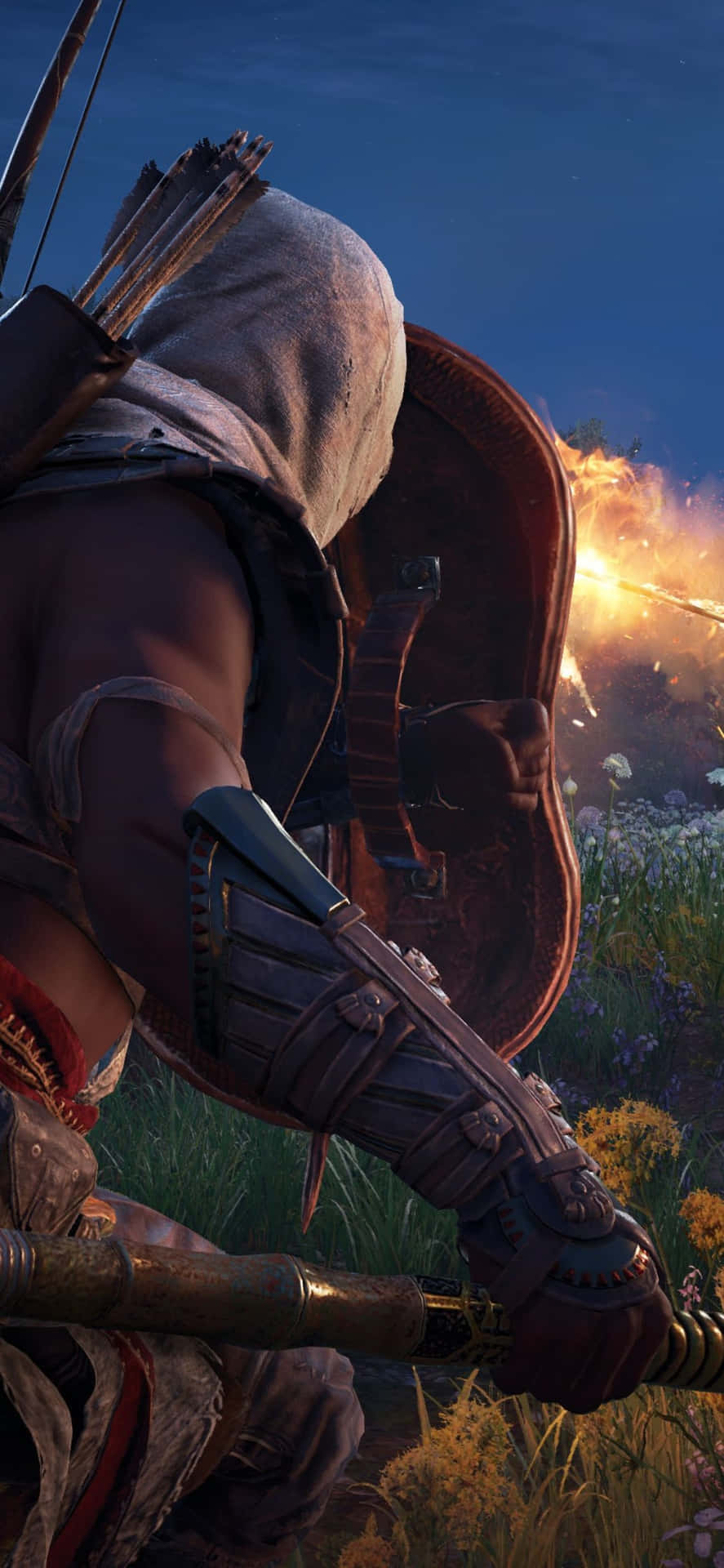 Divental'eroe Di Assassin's Creed Origins Con Il Tuo Iphone X.