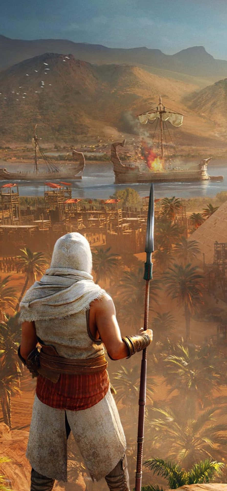 Iphone X Assassin 's Creed Origins Bakgrund 1125 X 2436