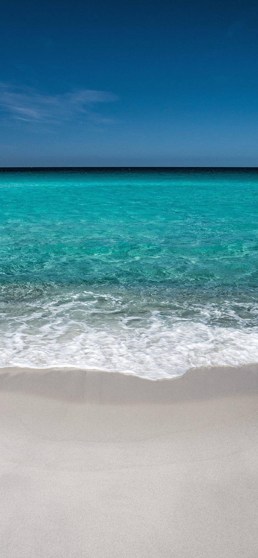 iPhone X Beach And Open Sea Wallpaper