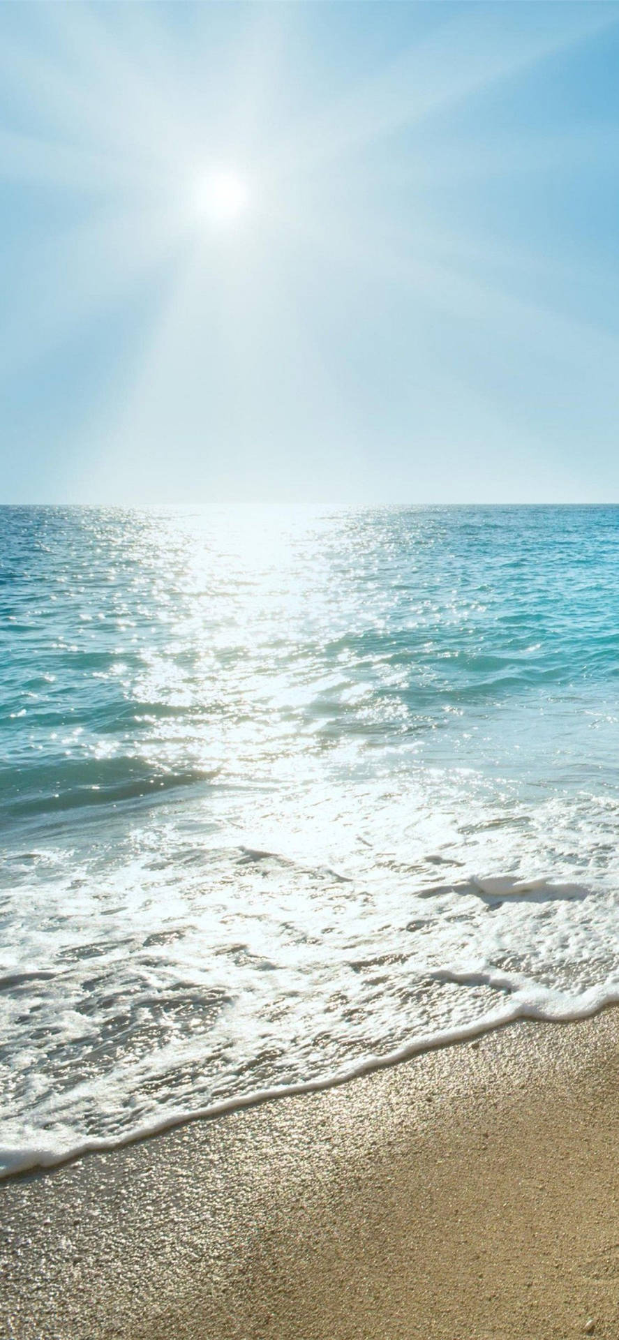 iPhone X Beach Sunny Vacation Wallpaper