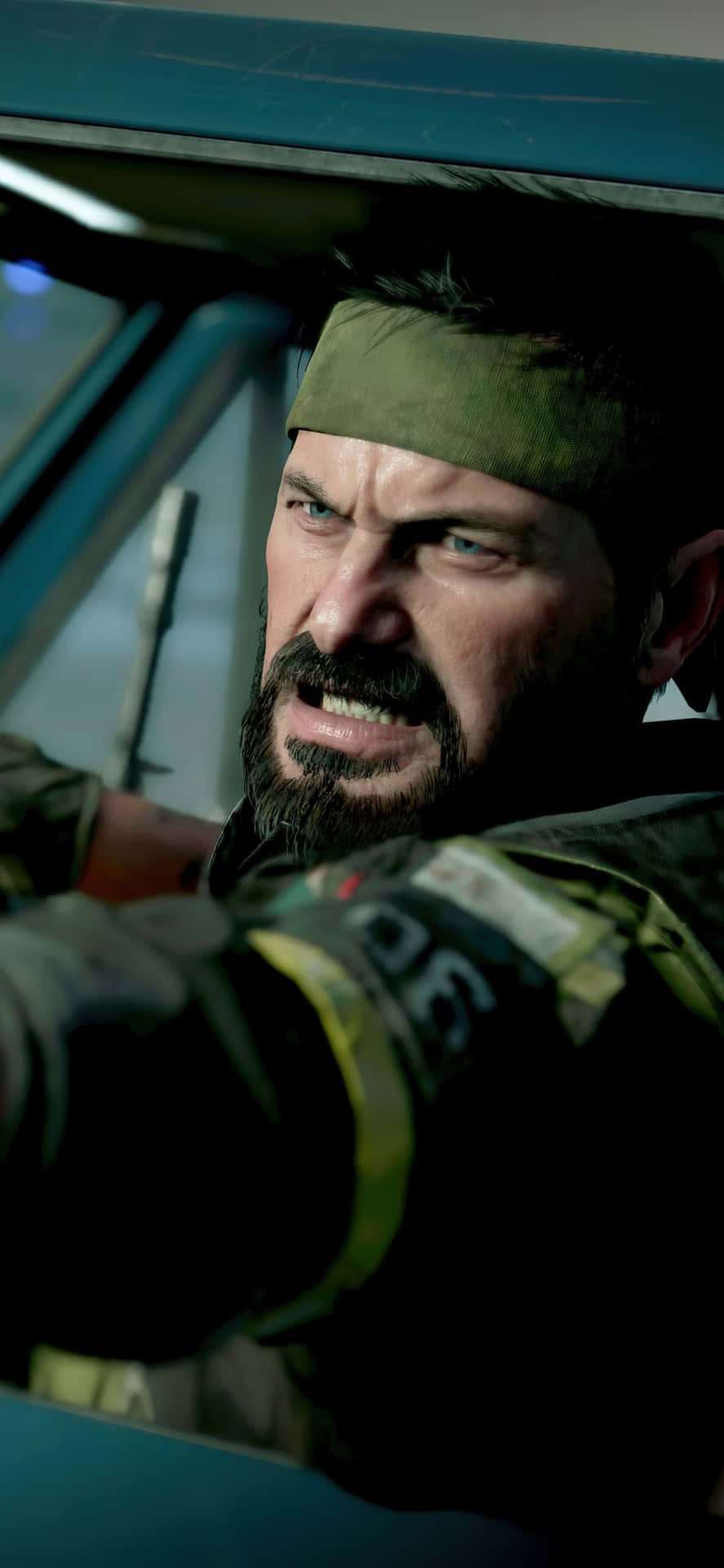 Iphonex Bakgrundsbild För Call Of Duty Black Ops Cold War, Med Frank Woods.