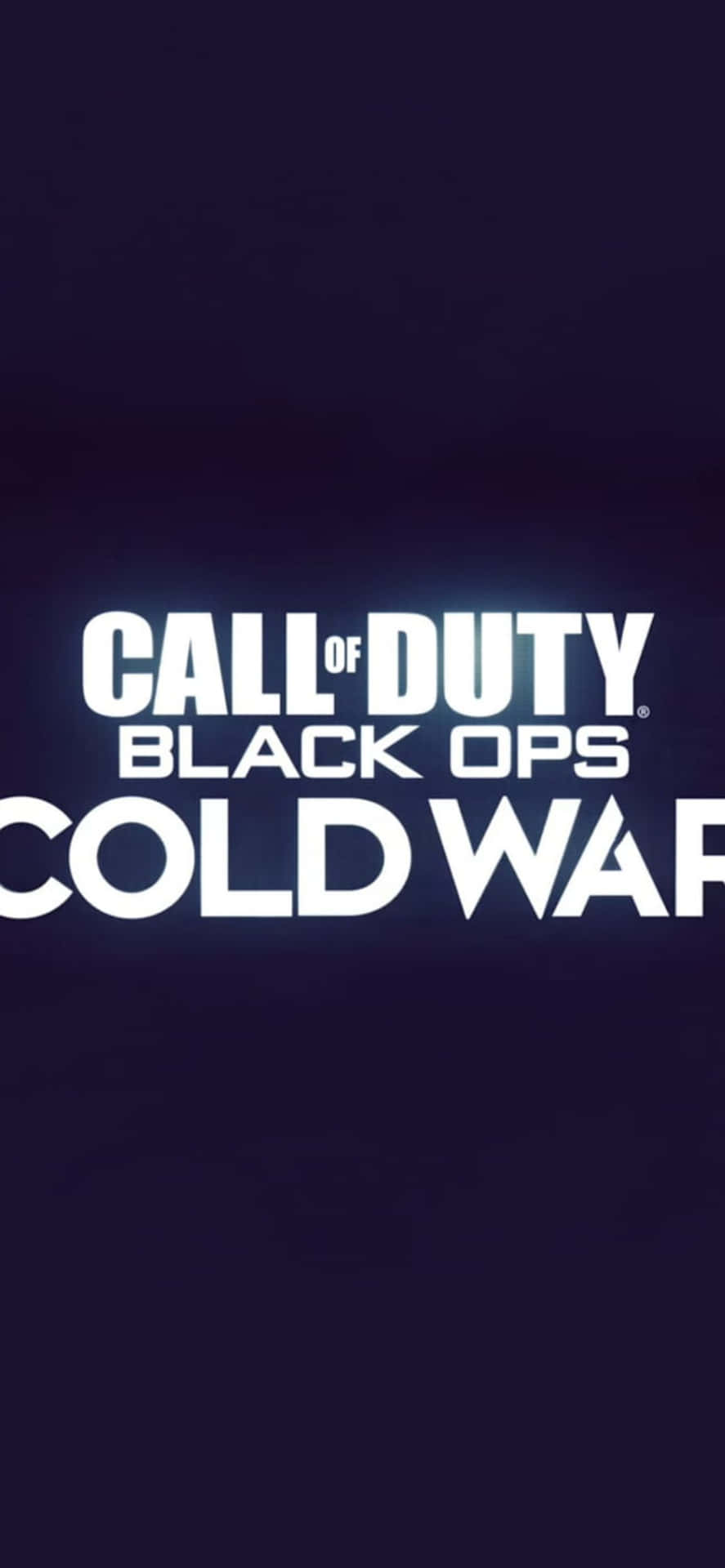 Sfondominimalista Per Iphone X Di Call Of Duty Black Ops Cold War.