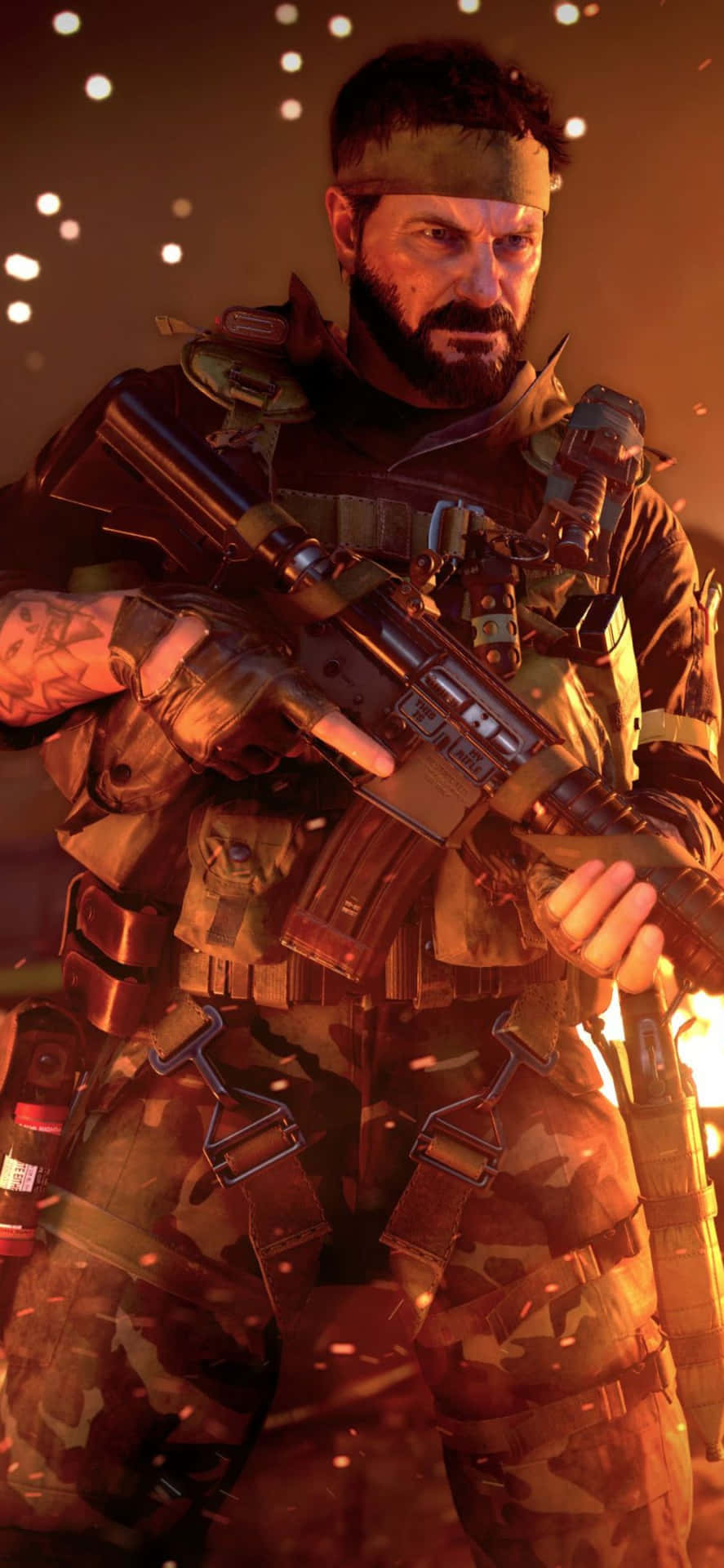 Sfondoiphone X Di Call Of Duty Black Ops Cold War Con Frank Woods